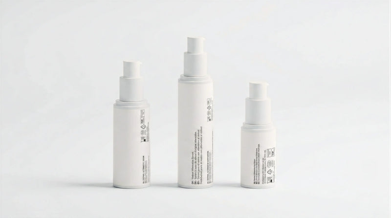 ARNEUX AGELESS organic anti-aging skincare routine, GLOW, RENEW and FOCUS on white background