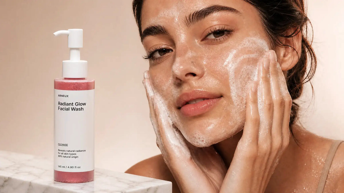 ARNEUX BEGIN · The First Skincare Routine product in use