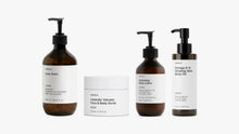 ELEVATE Organic Body Care Routine by ARNEUX, body wash, volcanic scrub, urea lotion and omega body oil