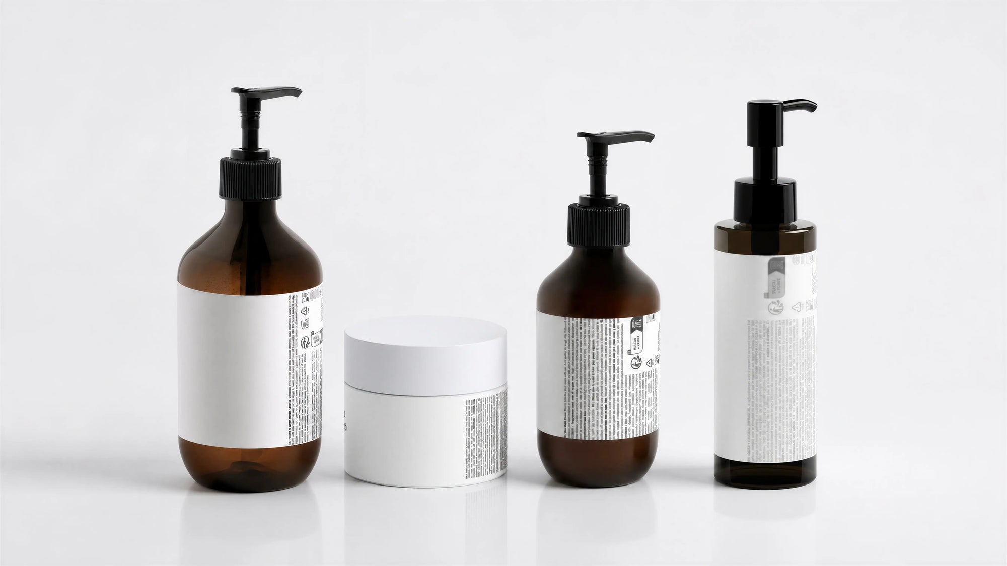 ARNEUX ELEVATE complete organic body care set, LATHER, REFINE, HYDRATE and NOURISH on white background