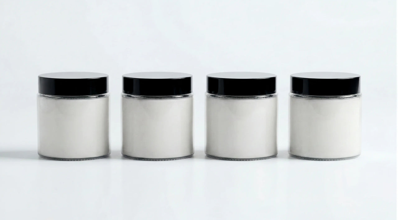 ARNEUX ILLUMINATE natural soy wax travel candles, Lavender, Wild Flower, Ember and Moss on white background