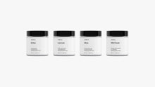 ILLUMINATE Travel Candle Set by ARNEUX, four natural soy wax candles in Ember, Lavender, Moss and Wild Flower
