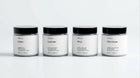 ILLUMINATE Travel Candle Set by ARNEUX, four natural soy wax candles in Ember, Lavender, Moss and Wild Flower