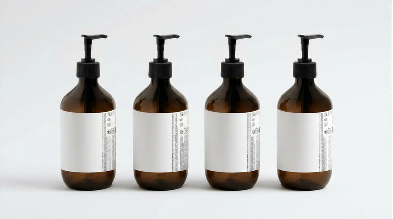 ARNEUX LATHER organic body wash in Ginger, Grapefruit, Peppermint and Vanilla, COSMOS certified