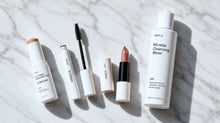ARNEUX READY organic everyday makeup routine lifestyle shot, CC cream, mascara and lipstick, COSMOS certified