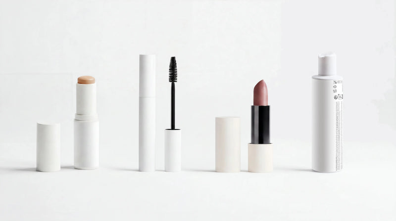 ARNEUX READY organic makeup routine, BLEND CC cream, DEFINE mascara, MATTE lipstick and BARE micellar water