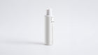 BARE micellar cleansing water slim white bottle, side profile view
