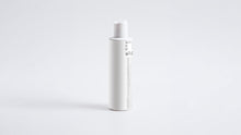 BARE micellar cleansing water slim white bottle, side profile view