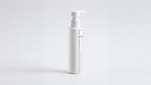 CARE baby body lotion pump bottle back label and side view on white background