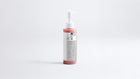 CLEANSE radiant glow facial wash bottle side view showing back label on grey background