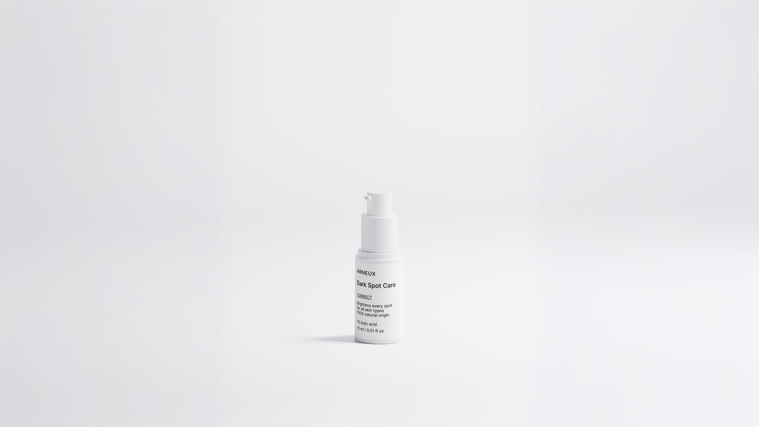 Arneux CORRECT dark spot care precision applicator bottle, front label on white background