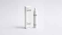 DAY moisturizing light cream bottle and box packaging set on grey background