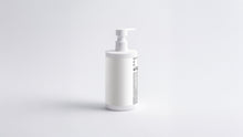 DELICATE gentle baby wash bottle back label and side view on white background