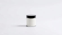 EMBER travel candle glass jar back label and side view, hand-poured natural soy wax cotton wick