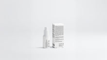 FOCUS retinol alternative eye serum bottle beside box back panel showing ingredient list