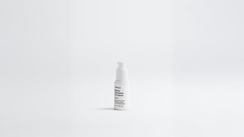 Arneux FOCUS retinol alternative eye serum pump bottle, front label on white background
