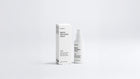 GLOW retinol alternative serum bottle and box packaging set on grey background