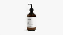 Arneux LATHER body wash amber bottle Ginger scent, front label on grey background
