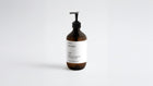 Arneux LATHER body wash amber bottle Ginger scent, front label on grey background