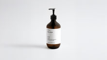 LATHER body wash amber pump bottle clean studio front view on white background