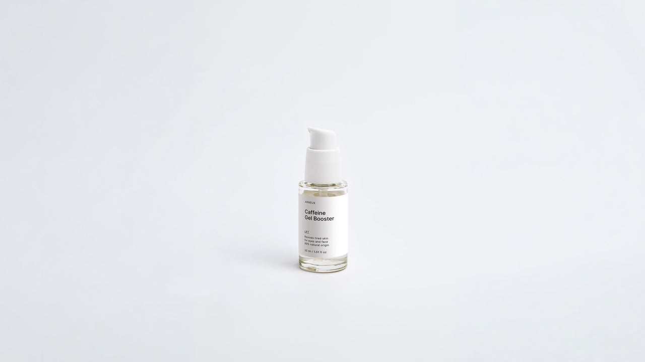 Arneux LIFT caffeine gel booster bottle, front label on white background