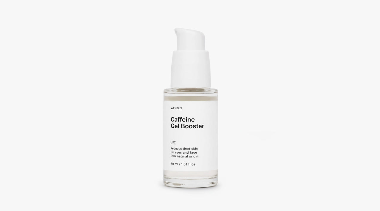 Arneux LIFT caffeine gel booster bottle, front label on white background