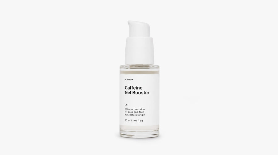 Arneux LIFT caffeine gel booster bottle, front label on white background
