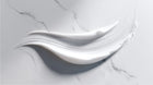 Retinol alternative moisturizer smooth cream texture swatch on white marble surface