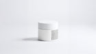 RESCUE keratin intensive hair mask jar side view showing back label text on grey background