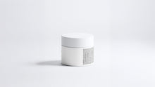 RESCUE keratin intensive hair mask jar side view showing back label text on grey background