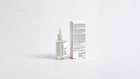 ROOT rosemary hair oil bottle beside box back panel showing full ingredient list