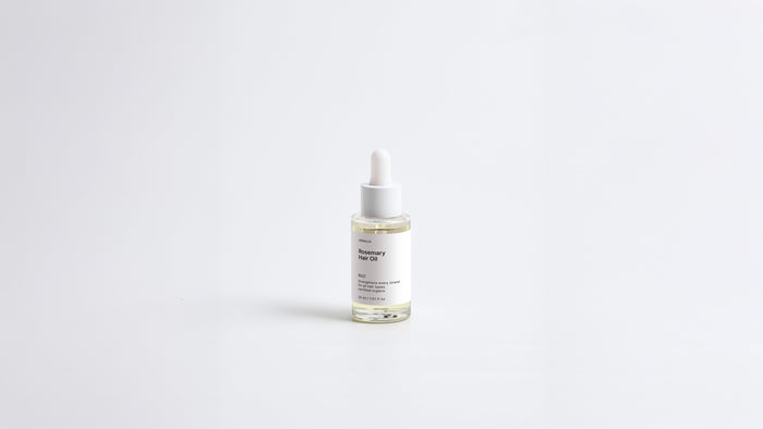 Arneux ROOT rosemary hair oil dropper bottle, front label on white background