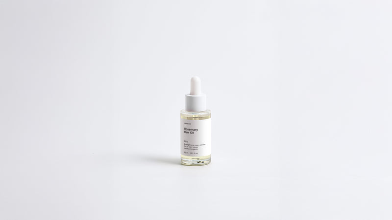 Arneux ROOT rosemary hair oil dropper bottle, front label on white background