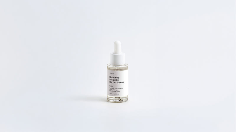 Arneux SHIELD bioactive prebiotic barrier serum dropper bottle, front label on white background