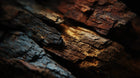 Dark textured bark close-up, natural botanical extract ingredient in SMOOTH keratin conditioner